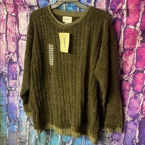 Brown Jenny 2X Sweater NWOT